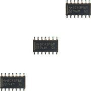 3x Ci 2274AM Amplificador operacional SMD SOIC14 Amplificador operacional Rail to Rail Quad de baixo ruído