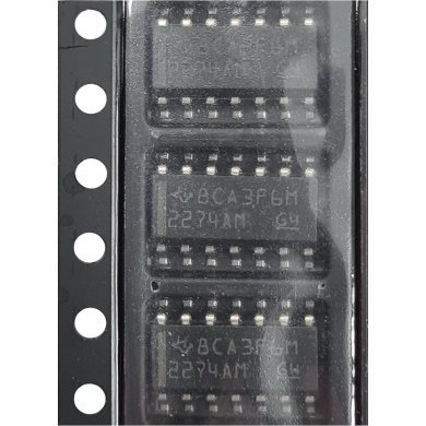 TLC2274AMDRG4 3x Ci 2274AM Amplificador operacional SMD SOIC14