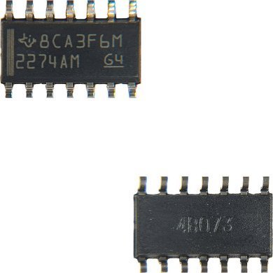 TLC2274AMDRG4 3x Ci 2274AM Amplificador operacional SMD SOIC14