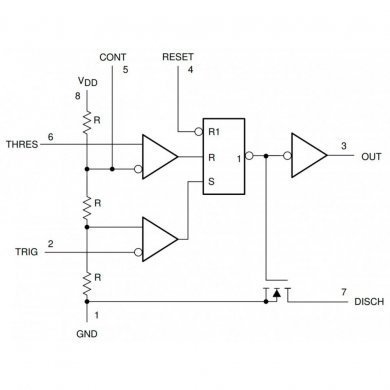 TLC555ID CI timer TL555I SOIC8 SMD