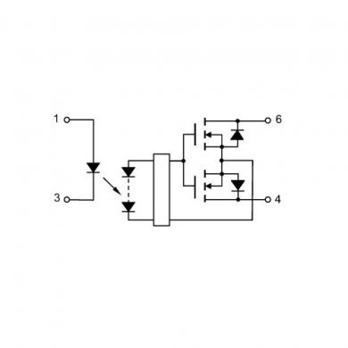 TLP3122 3122A rele de estado solido optoacoplador 60V 1.4A