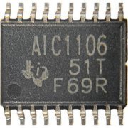 Ci conversor decodificador de audio analógico digital A/D  13bits, codec PCM, encapsulamento TSSOP-20