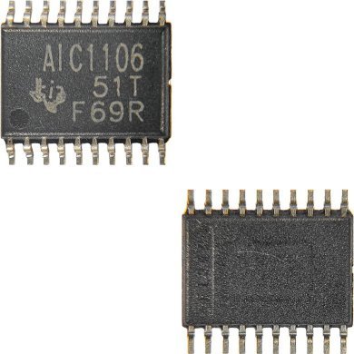 TLV320AIC1106PW Ci conversor decodificador de audio analógico digital A/D