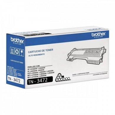 TN3472 Brother Toner TN3472 Preto 12.000 páginas