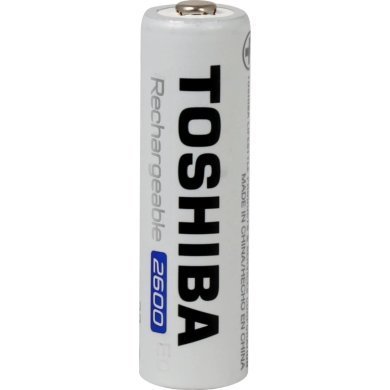 TNH-6GAE 4x unidades pilha recarregável AA 1.2V 2600mAh Toschiba