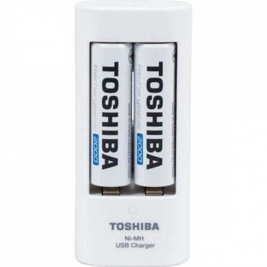 TNHC-6GME2-CB Toshiba Kit 2 Pilha Recarregável AA 1.2V 2000mAh