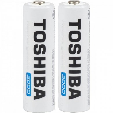 TNHC-6GME2-CB Toshiba Kit 2 Pilha Recarregável AA 1.2V 2000mAh