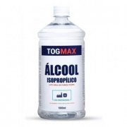 Togmax Alcool Isopropilico 99,8% 1000ml para limpeza em eletrônica, não corrosivo