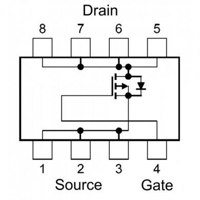 Mosfet 8131 PCH 30V 10A TSON8 SMD
