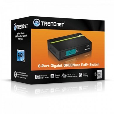TPE-TG80G Trendnet Switch 8 Portas Gigabit POE+