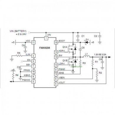 PC POWER SUPPLY SUPERVISOR 3.3V 5V 12V