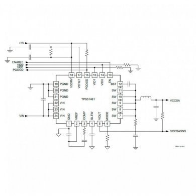 TPS51461 Ci Converor Step Down QFN-24