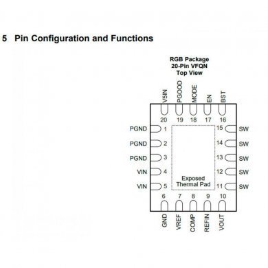 IC DDR Voltage Regulator VQFN20 3.5x4mm