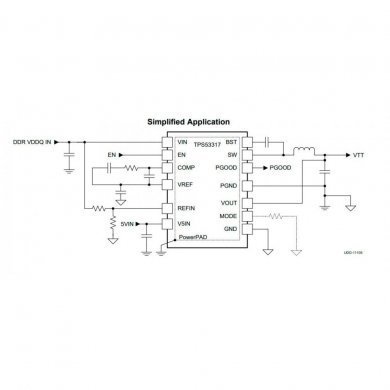 IC DDR Voltage Regulator VQFN20 3.5x4mm