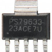 PS79633 3.3V 1A Regulador de Tensão LDO SOT-223-6 High PSRR Fast RF High Enable 1A