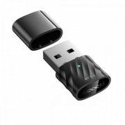 Toocki adaptador USB Bluetooth 5.3 preto Compatível com windows 7/8.1/10/11