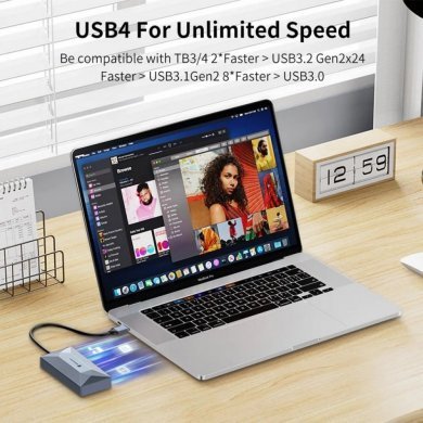 TR2-C3-GY Yottamaster Case M.2 SATA para USB Tipo-C 6Gbps