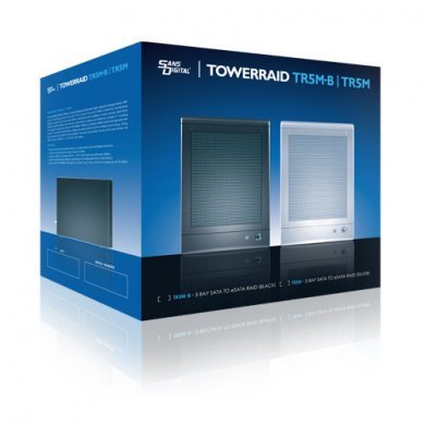 TR5M-B Enclosure RAID Black Sans Digital TR5M-B com Placa e-SATA PCIe in