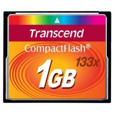 TS1GCF133 Transcend Cartão Compact Flash 1GB MLC NAND