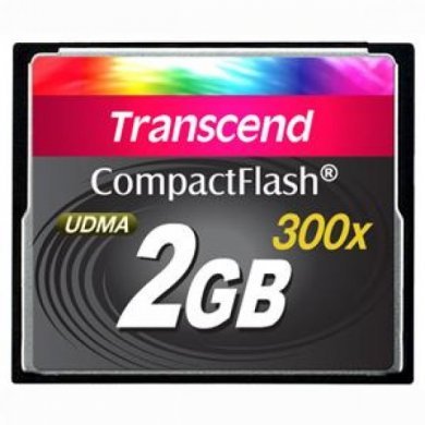 TS2GCF300 Transcend Cartão Compact Flash 2GB Industrial CF300