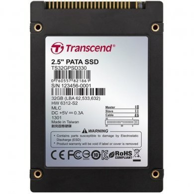 TS32GPSD330 Transcend SSD 32GB IDE PATA 2.5 MLC Flash