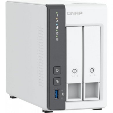 TS-216G QNAP Servidor NAS 2 baias Quad Core 1.8GHz 4GB RAM