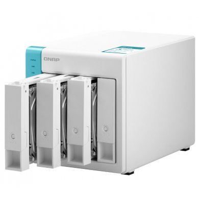 TS-431K Qnap NAS 4 Baias SATA até 64TB Hot Swap