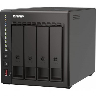 TS-453E-8G QNAP NAS 4 Baias até 94TB Processador Celeron 8GB