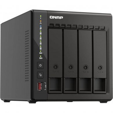 TS-453E-8G QNAP NAS 4 Baias até 94TB Processador Celeron 8GB
