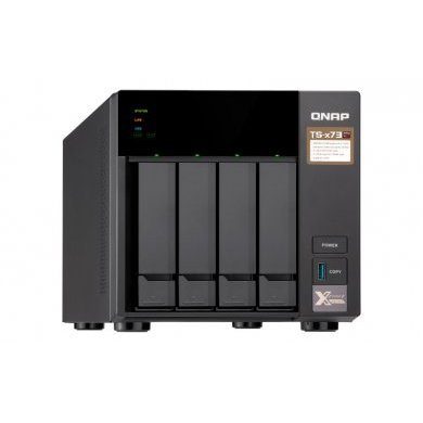 TS-473 QNAP NAS 4 Baias até 64TB Processador AMD