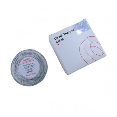 TT14-50-130TRANSPARENT Fita Niimbot 14x50mm preto sobre transparencia