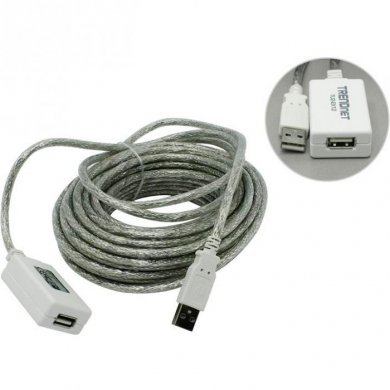 Trendnet Cabo de extensão USB 2.0 de 12m