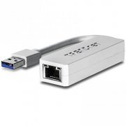 Foto de TU3-ETG Adaptador TRENDnet USB 3.0 RJ45 Gigabit Compatível com USB 2.0 e 1.1