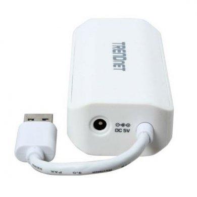 TU3-ETGH3 TRENDnet Adaptador USB 3.0 para 1x RJ45 Gigabit