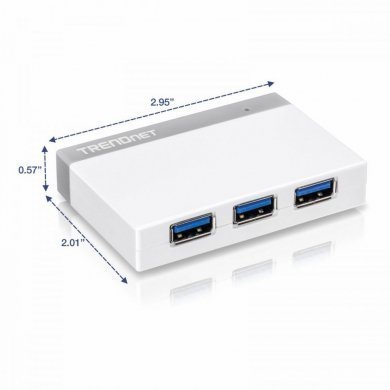 TU3-H4 Hub TrendNet USB 3.0 4 portas 5Gbps