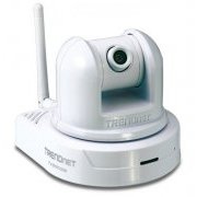 Camera de Segurança Wireless TRENDnet PTZ, Pan / Tilt e Zoom Digital de 3x, Formato de vídeo: MJPEG, Resolução