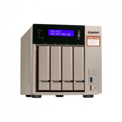 TVS-473E Qnap Storage NAS 4 HDs até 48TB