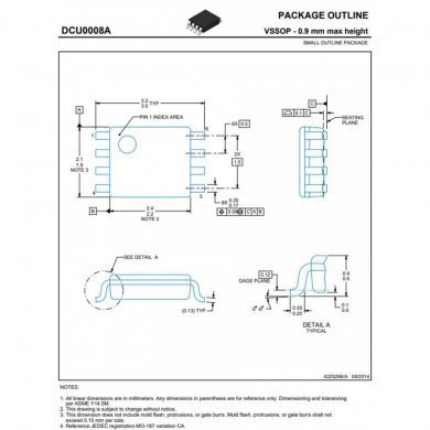 TXB0102DCUR Ci TXB0102 NFDR 2 Bit Bidirectional Voltage Translator