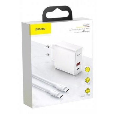 TZCAFS-A02 Baseus Carregador 30W Speed Series PPS USB