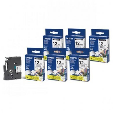 TZE231-6UNID Fita para Etiquetadora Brother (6 unid.)