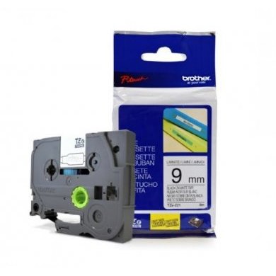 TZE-221 Fita original Brother para Rotulador 9MM 8 metros