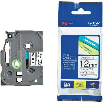 TZE-231 Brother Fita para Etiquetadora 12mm x 8m