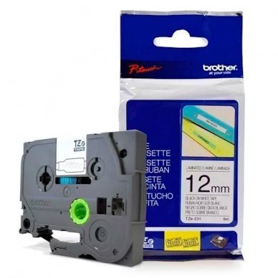 TZE-FX231 Fita original Brother laminada flexível 12mm x 8m