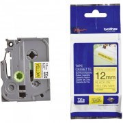 Brother Fita para Etiquetadora 12mm Preto Sobre Amarelo - 8 Metros