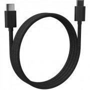 Fortrek cabo carregamento USB-C 2m 5V 3A em tecido preto 