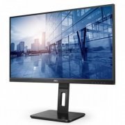 AOC Monitor 27 IPS 4K 60Hz HDMI DisplayPort 4ms 4x USB 2x alto falante 2W ajuste de altura e pivot rotação 90 