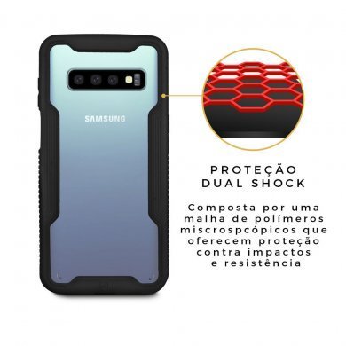U4R6CUUDX Gorila Shield Capa Dual Shock p/ Samsung S10