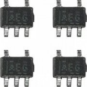 4x Ci U74AHC1G08 porta AND de duas entradas SOT-353 marcação de lote no componente: AEG, A08G (Kit 4x unidades