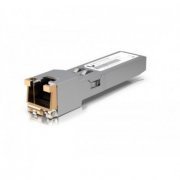 Ubiquiti Transceiver SFP+ 10Gb para RJ45 suporta conexões de 10G até 100 m.