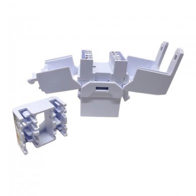 UACC-KEYSTONE-JACK-C6 Ubiquiti conector RJ45 fêmea keystone CAT6 branco